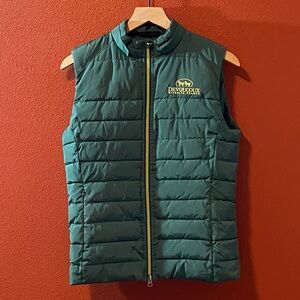 Devoucoux Women’s Green Equestrian Horse Riding Lightweight Down Puffer Vest